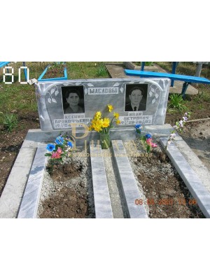 Памятник из мрамора 80 — ritualum.ru